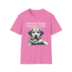 Rescue Dogs Change Lives T-Shirt
