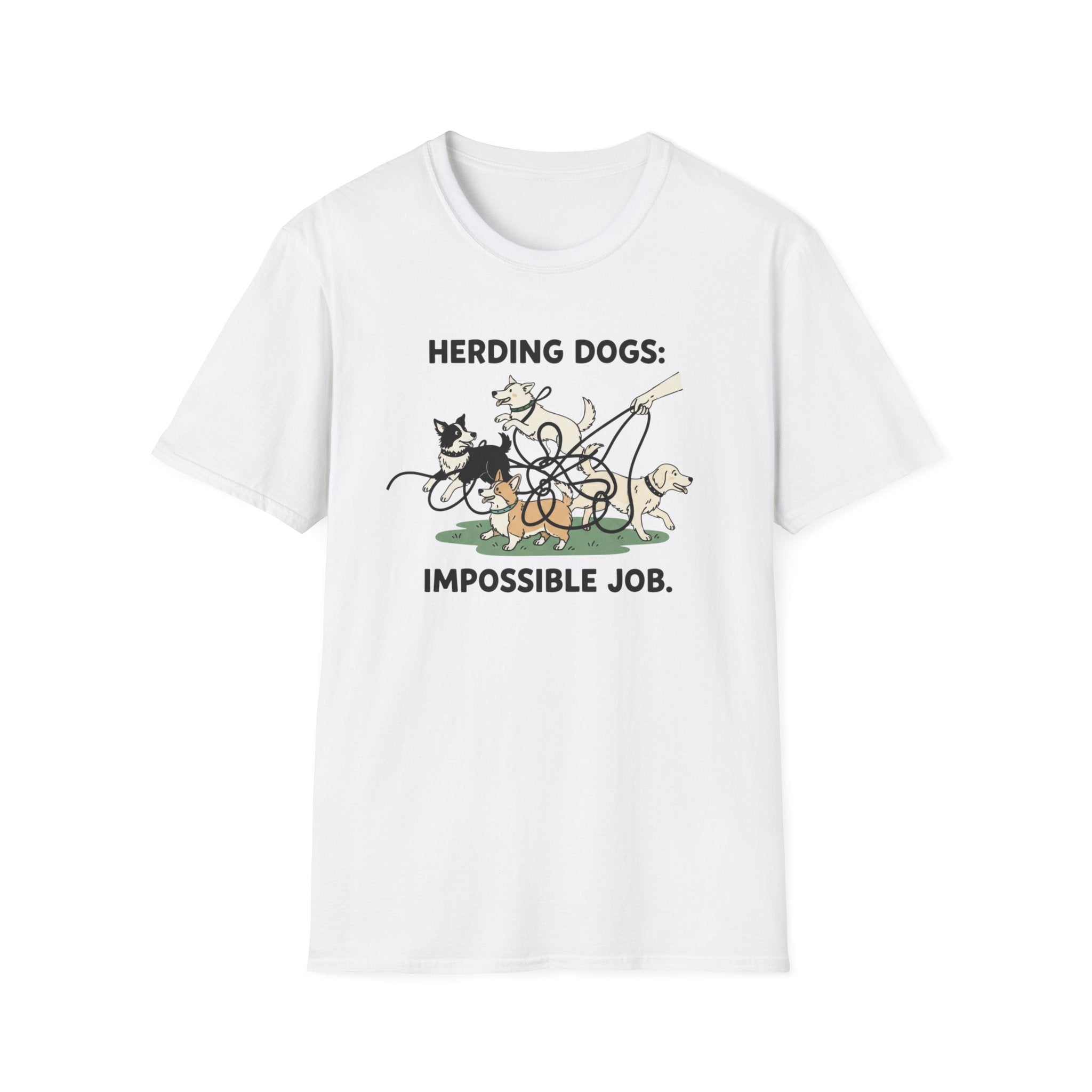 Herding Dogs: Impossible Job. T-Shirt