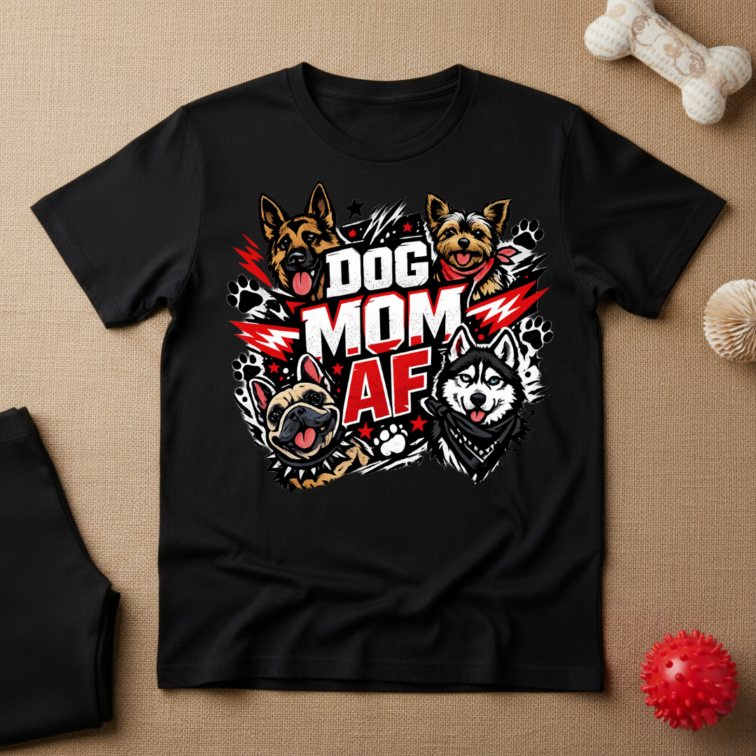 Dog Mom AF T-Shirt